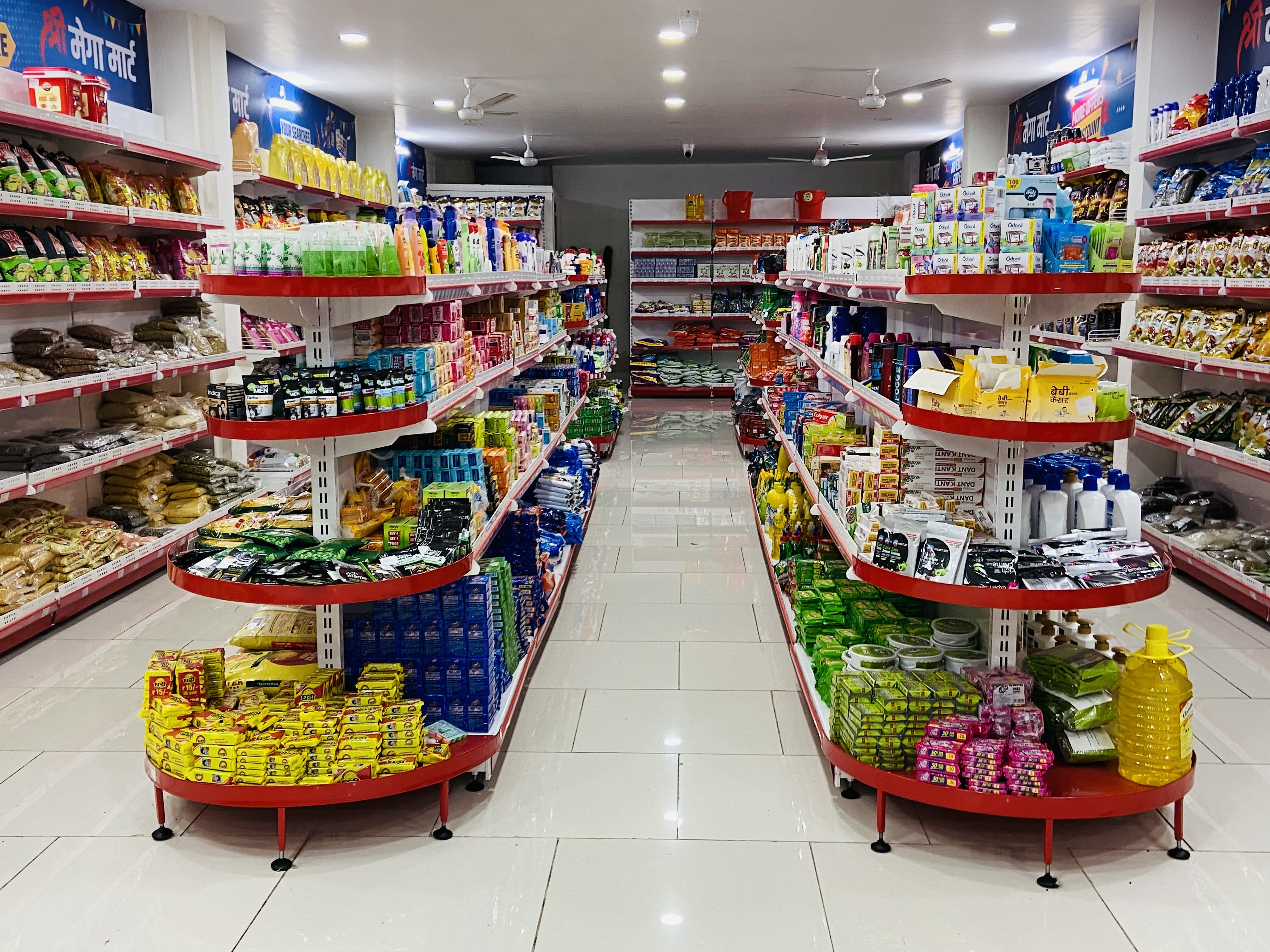 Metal Supermarket Display Racks