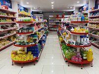 Metal Supermarket Display Racks
