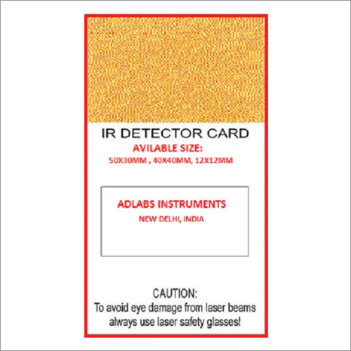 IR Laser Viewing Card