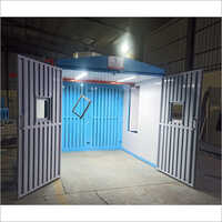 Paint Booth with Doors