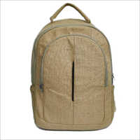 Brown Jute Backpack