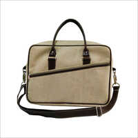 Jute Office Laptop Bag