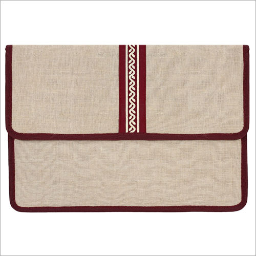 Jute Designer File Folder