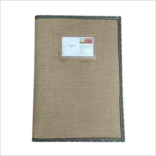 Jute File Folder