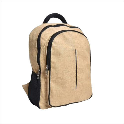 Jute School Backpack Bag