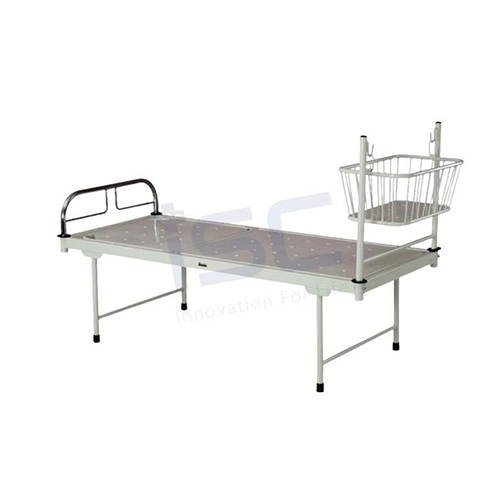 Metal Semi-Fowler Bed With Baby Cot