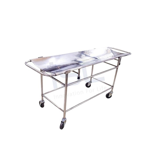 SS Stretcher Trolley