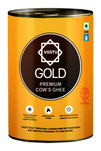 1LTR VASTU PURE GHEE TIN