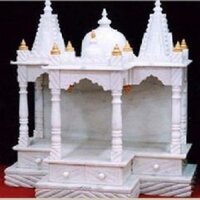 White Marble Indoor Handmade Temple For Home