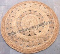 Handmade Fancy Living Room 100% Jute Carpets