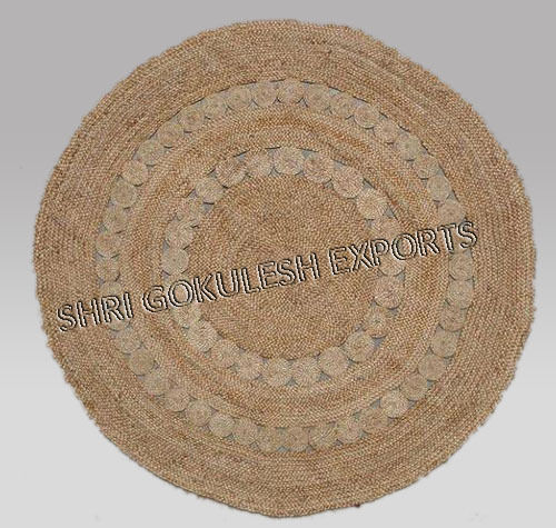 Handmade Fancy Living Room 100% Jute Carpets