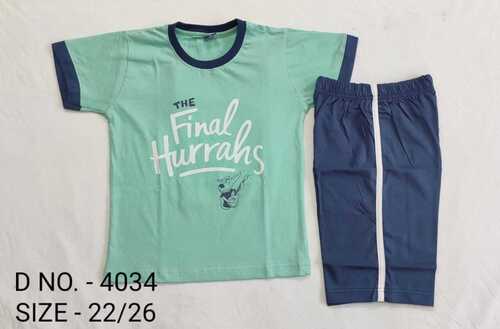 Boys Printed T-shirt and Shorts