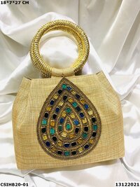 Designer Beaded Ethnic Evening Bag