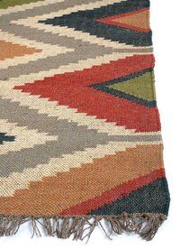 Handmade Wool Jute Rug