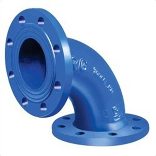 Blue Cast Iron Double Flanged Bend