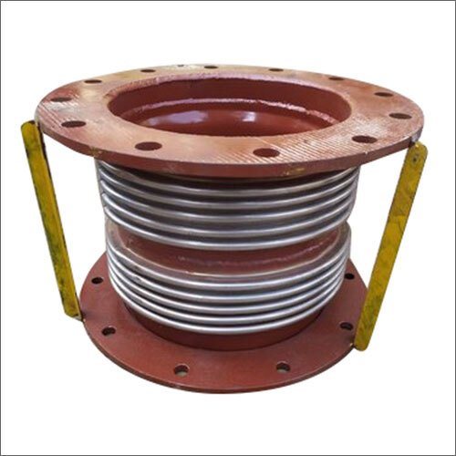 Stainless Steel Expansion Joint - 100 200 300 NB | Flange Weld End Bellow Element Powder Coated Finish Durable for Energy Paper Chemical Water Oil and Gas Applications
