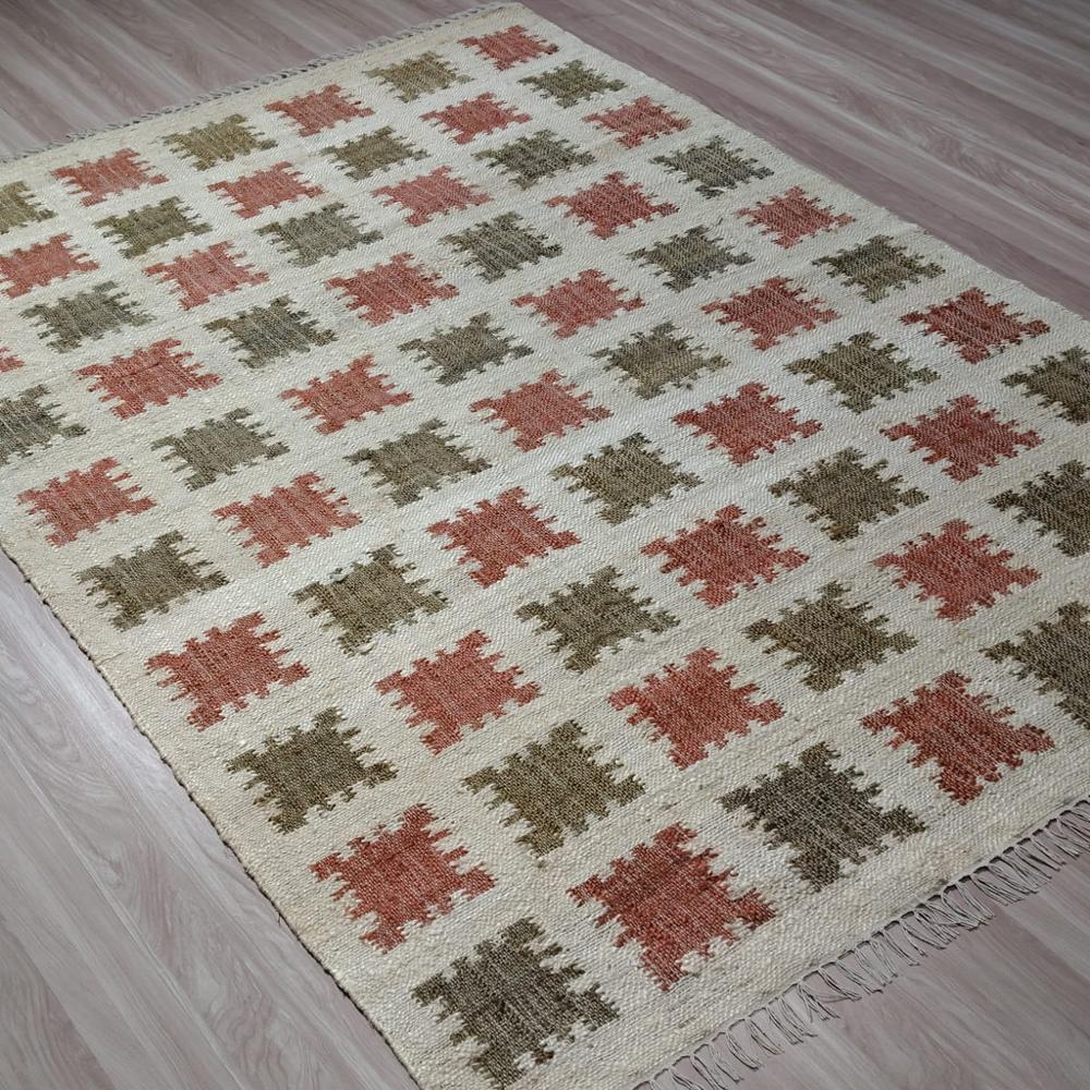 Cotton jute rug