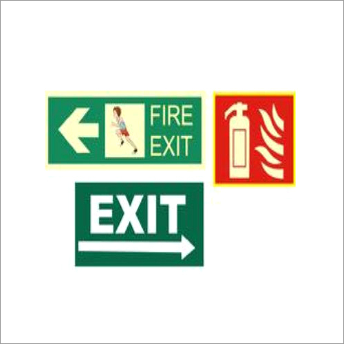 Acrylic Fire Safety Signage - Customizable Size, Multicolor Display | Waterproof, Informative Hazard and Safety Instruction Signage