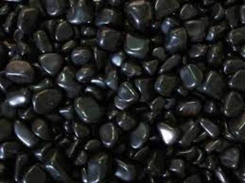 Double Polish Black Stone