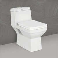 White Close Front One Piece Toilet seats