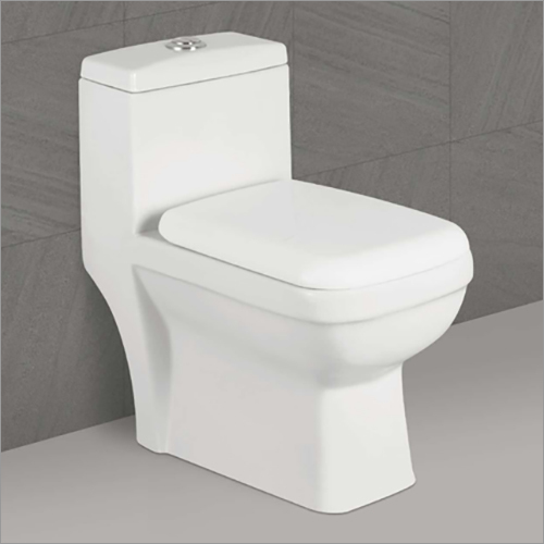 White Close Front One Piece Toilet Seat
