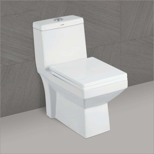 White Closed Front One Piece Toilet Seat