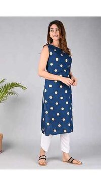 Cotton Ladies Kurti Pants