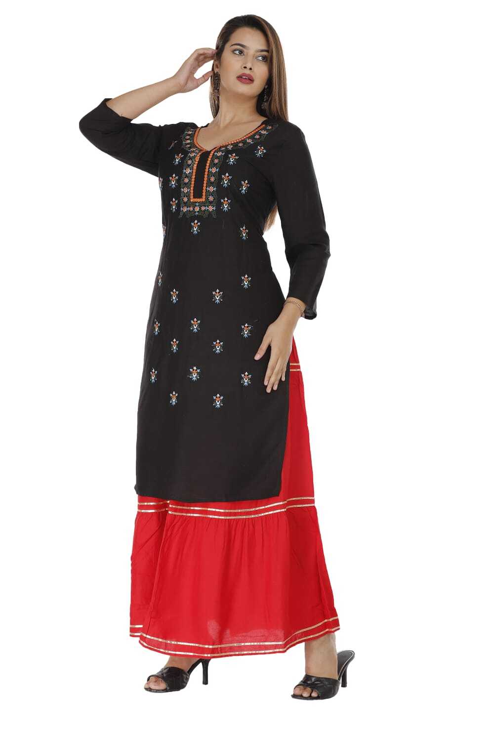 Cotton Kurtis with Sharara