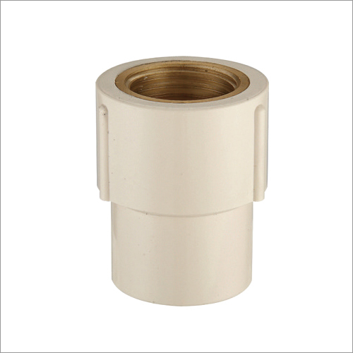 Round Cpvc Female Threaded Adapter With Brass Insert