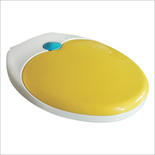 Yellow And White Toilet Seat Cover