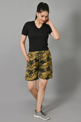 Women Army Short