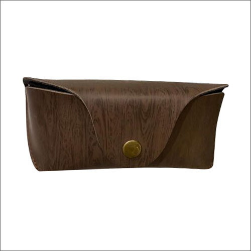 Brown Leather Eyeglass Case By SA OPTICAL CO.