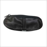 Black Leather Eyeglass Case