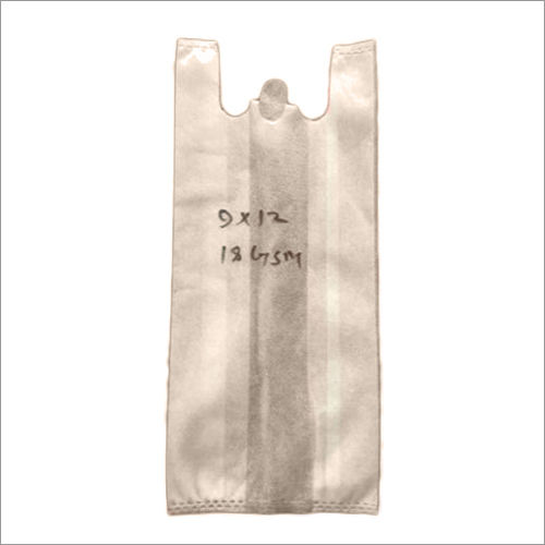 W Cut Plain Non Woven Bag