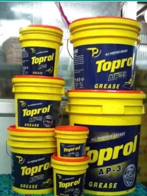 Grease Container - Plastic 1 kg, Round Design for Grease Packaging | Available in All Colours, Ideal Thickness 3-10 mm