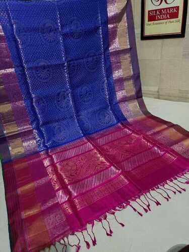kanjivaram bridal wear soft silk saree