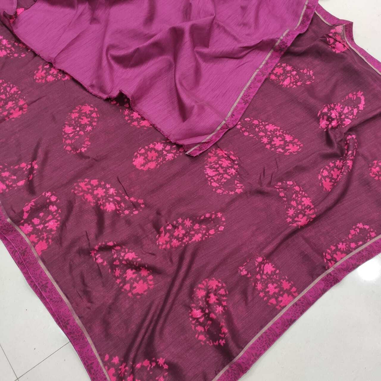 vichitra silk saree