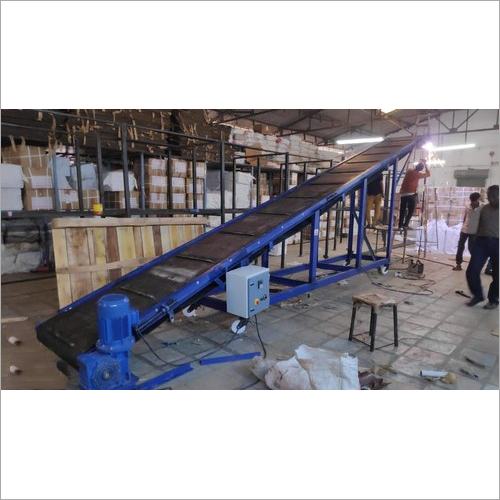 Ms And Rubber Truck Loading Unloading Conveyor