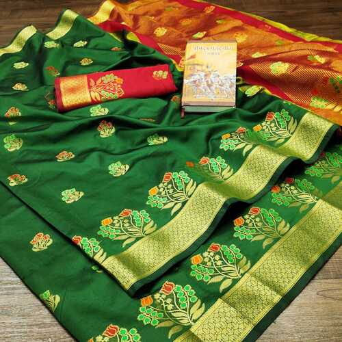 Pure Soft Litchi Kanjivaram Silk