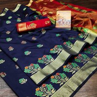 Pure Soft Litchi Kanjivaram Silk