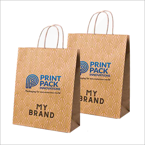 Custom Printed Loop Handle Paper Bag