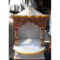 White Marble Pooja Temple Exclusive Mandir