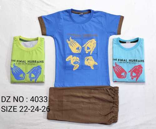 kids casual T-shirt and Shorts pair