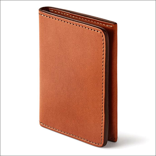 Plain Brown Leather Wallet