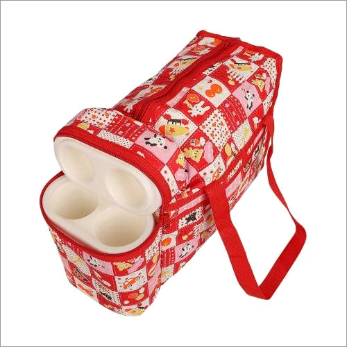 Little Monkeys Baby Diaper Bag For Mother With 2 Bottle Holder