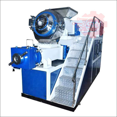 Semi-Automatic Twin Worm Duplex Vacuum Plodder Machine