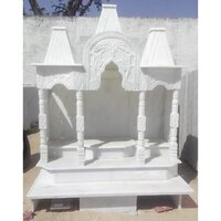 White Marble Stone crafts Pooja Temple