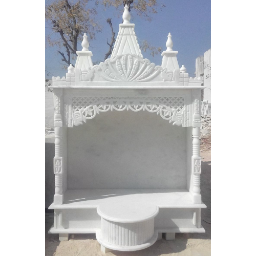 White Hindu Marble Temple for Home Decor