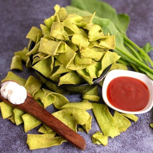 Baked Palak Chips