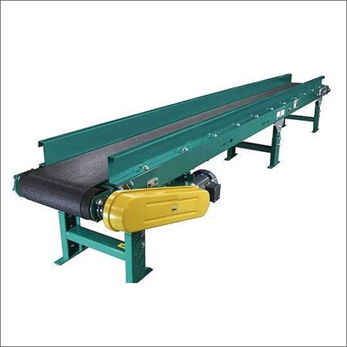Flat Belt Conveyor - Heavy Duty Metal Structure, Anti-Corrosive Design for Industrial Applications